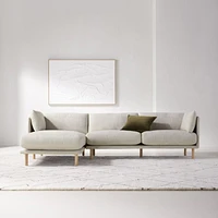 "Aspen" Framed White Textured Wall Art Print 41"x61" by Patrick St. Germain