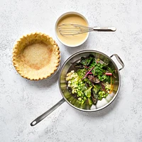 Emile Henry x Crate & Barrel Cream Ceramic Pie Dish