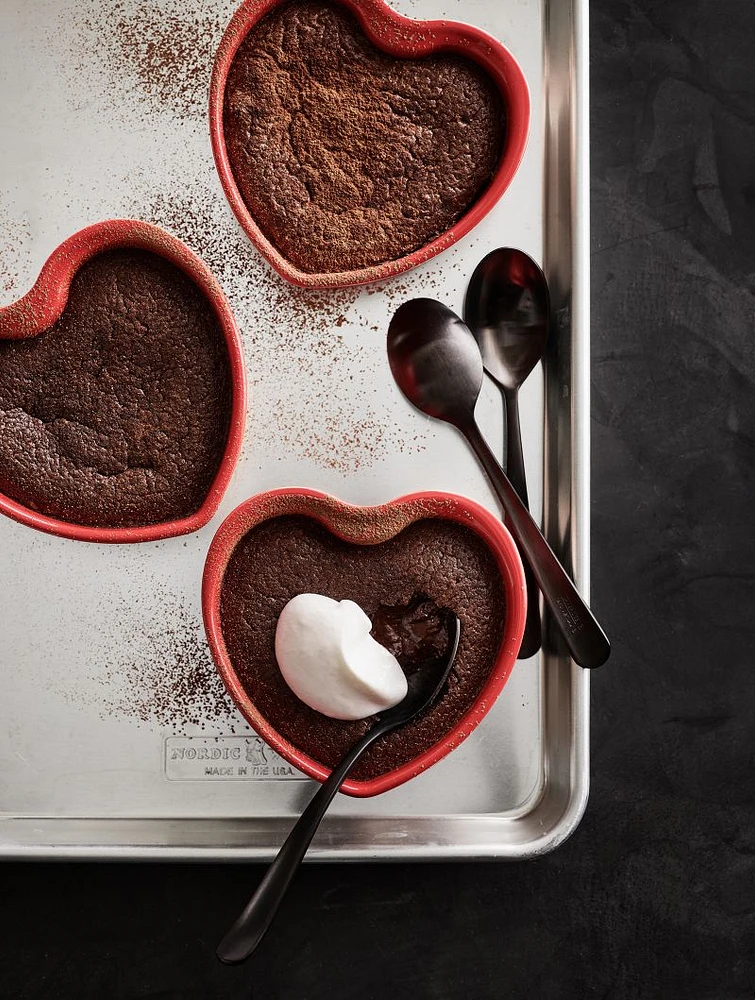 Peugeot Mini Heart Baking Dishes, Set of 2