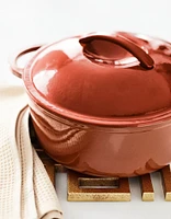 Kyense 4-Qt. Burnt Orange Enameled Cast Iron Dutch Oven by Eric Adjepong
