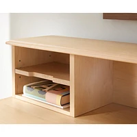 Jenny Lind Maple Wood Spindle 3-Drawer Kids Desk and Hutch