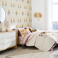 Dot White Ceramic Kids Table Lamp