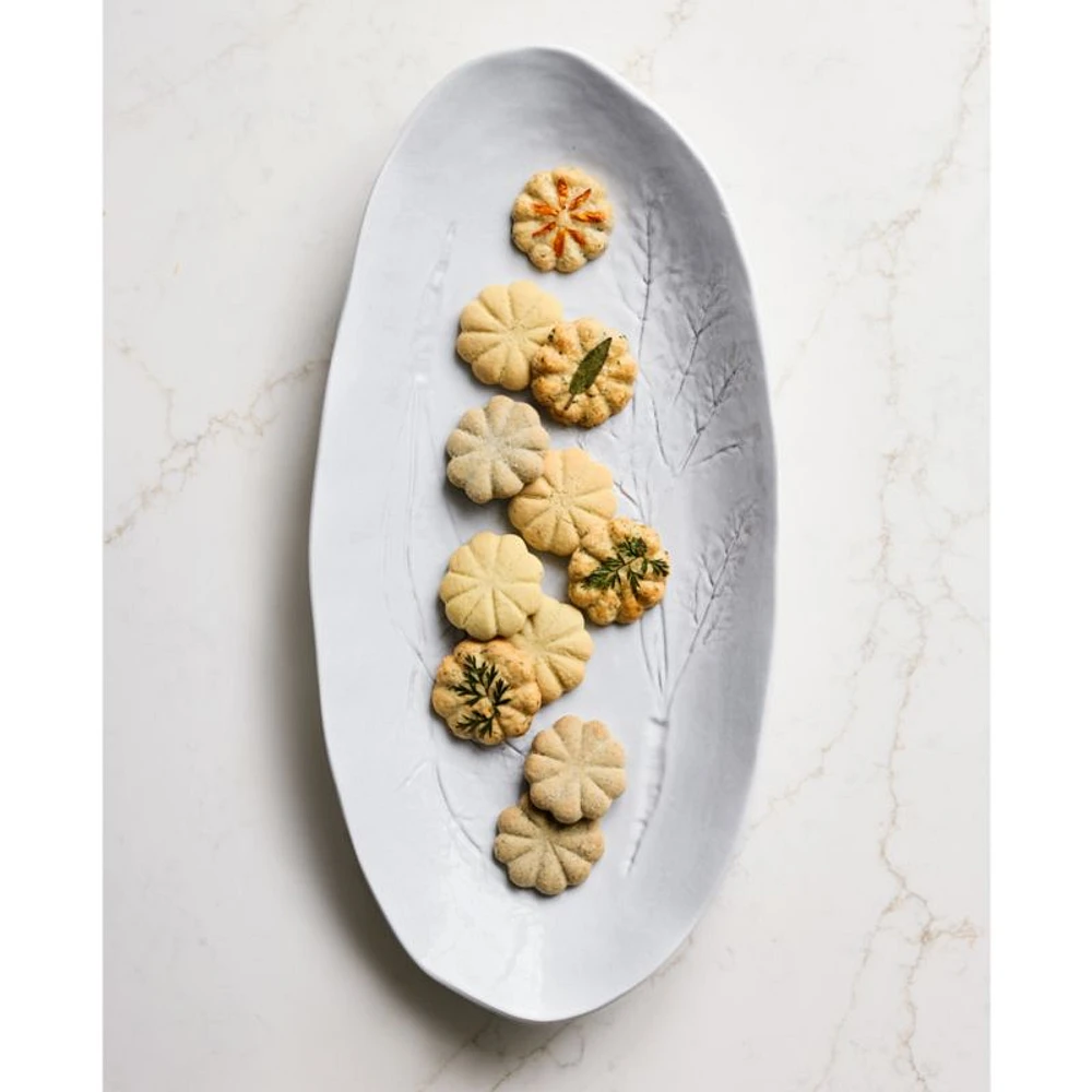 Ceramic Scalloped Cookie Stamp by Laura Kim
