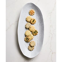 Ceramic Scalloped Cookie Stamp by Laura Kim