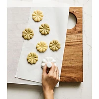 Ceramic Scalloped Cookie Stamp by Laura Kim