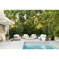 Avalon 51" Rectangular Tile Outdoor Coffee Table