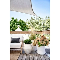 Saabira Taupe 15.5" Tall Indoor/Outdoor Planter