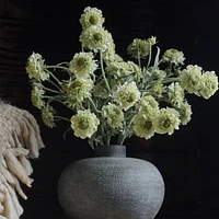 Faux Green Scabiosa Stem 24" by Abigail Ahern