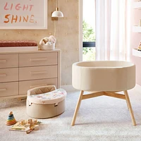 Archie Whitewashed Ash Wood Wide 6-Drawer Kids Dresser