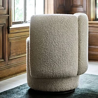 Wills Upholstered Swivel Dining Chair by Brigette Romanek