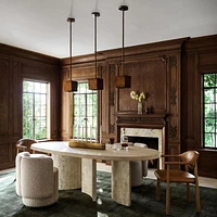 Wills Upholstered Swivel Dining Chair by Brigette Romanek