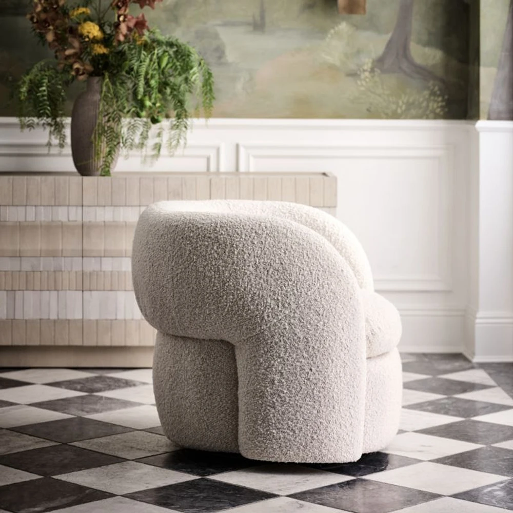 Iso Swivel Accent Chair by Brigette Romanek