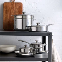 Le Creuset Signature Stainless Steel 10-Piece Cookware Set
