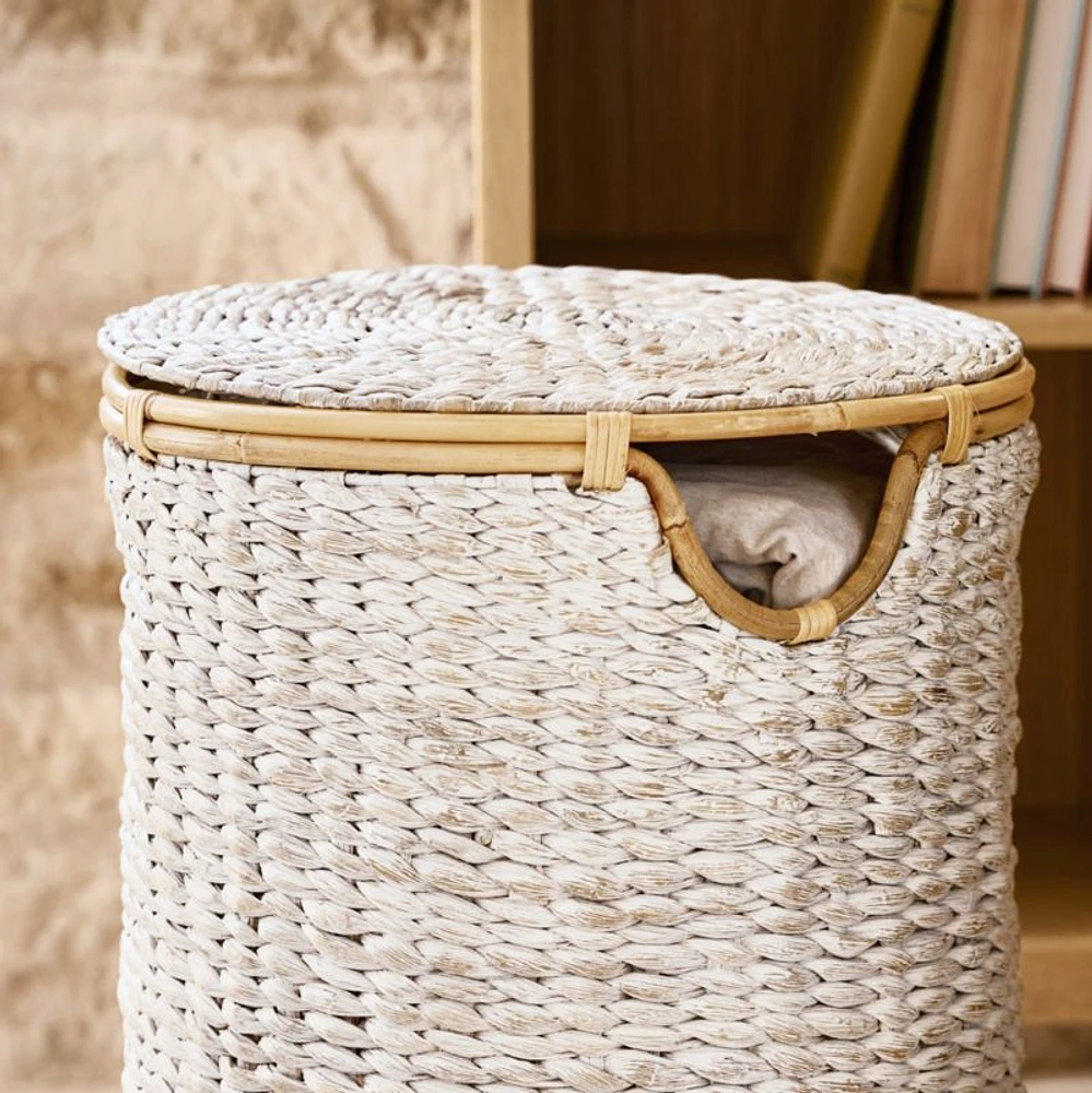 Osana Woven Wicker Kids Hamper with Lid