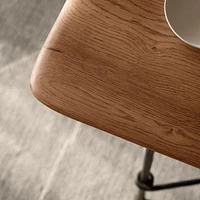 Brussels 88" Solid Oak Wood Dining Table