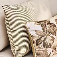 Harman 24"x16" Cream Stripe Outdoor Throw Pillow by Jake Arnold