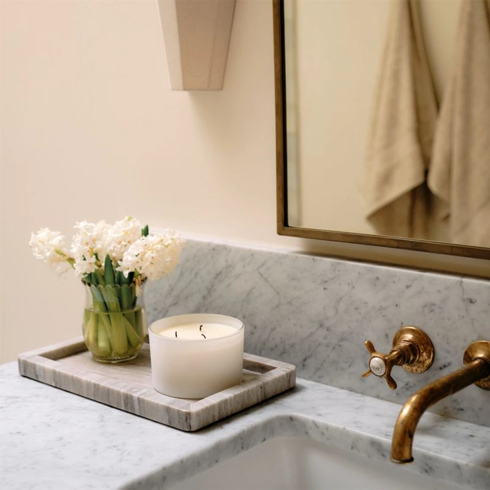Tuscan Kitchen Marble Rectangular Tray 8.5" x 14"