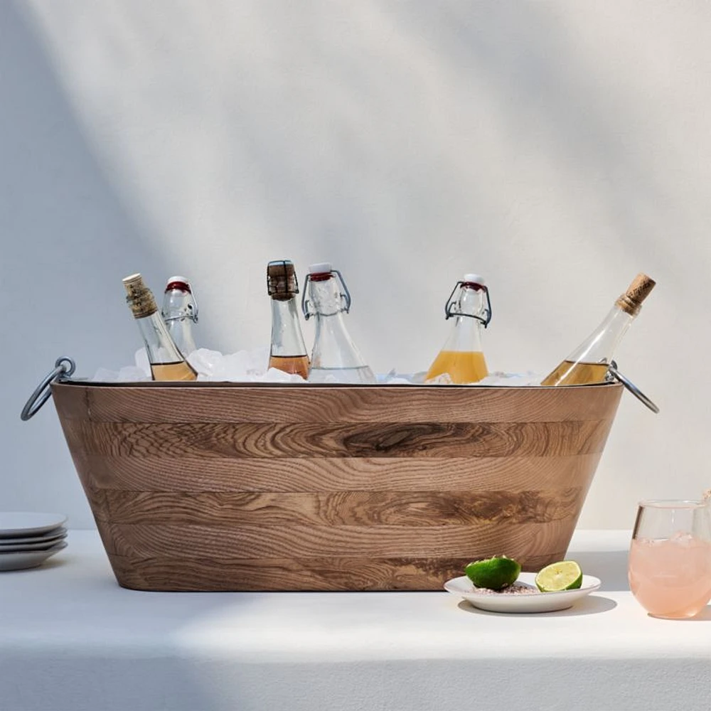 Carson Ash Wood Beverage Tub