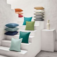 Sunbrella ® Charcoal 20"x20" Outdoor Pillow