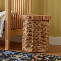 Natural Large Woven Wicker Kids Hamper