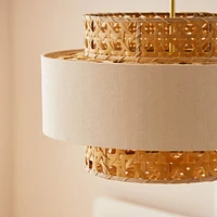 Reese Cane 22" Kids Semi-Flush Mount Ceiling Light
