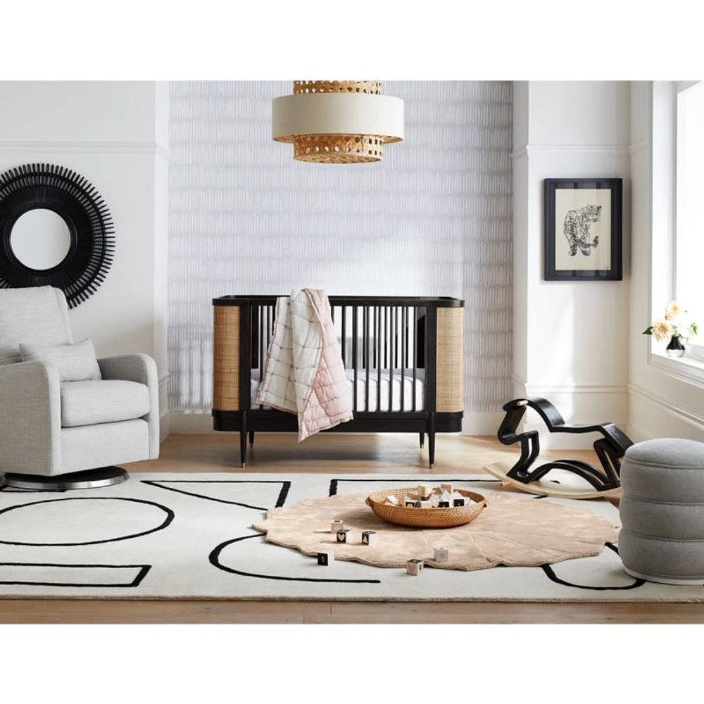 Reese Cane 22" Kids Semi-Flush Mount Ceiling Light