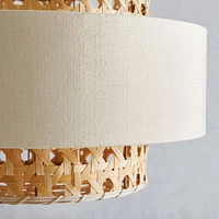 Reese Cane 22" Kids Semi-Flush Mount Ceiling Light