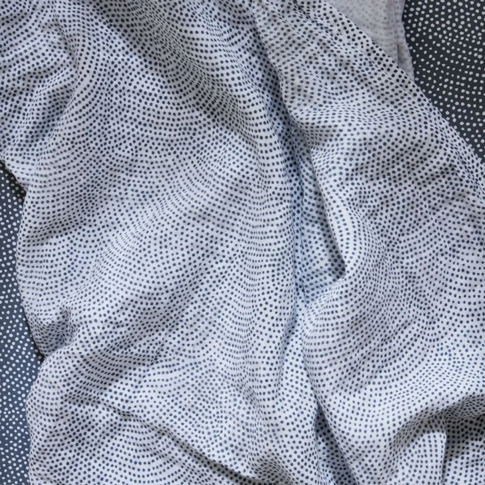Lou Lou Indigo Organic Baby Swaddles by Leanne Ford, Set of 2