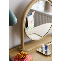 Canyon Natural Wood Desk Mirror by Leanne Ford