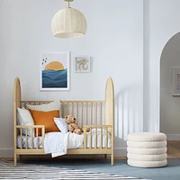 Ivory Woven Rope 19" Kids Flush Mount Ceiling Light