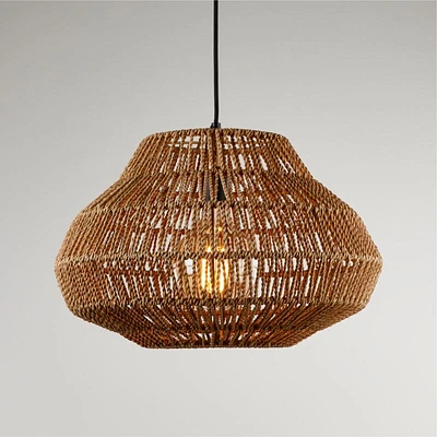 Cabo Small Woven Pendant Light