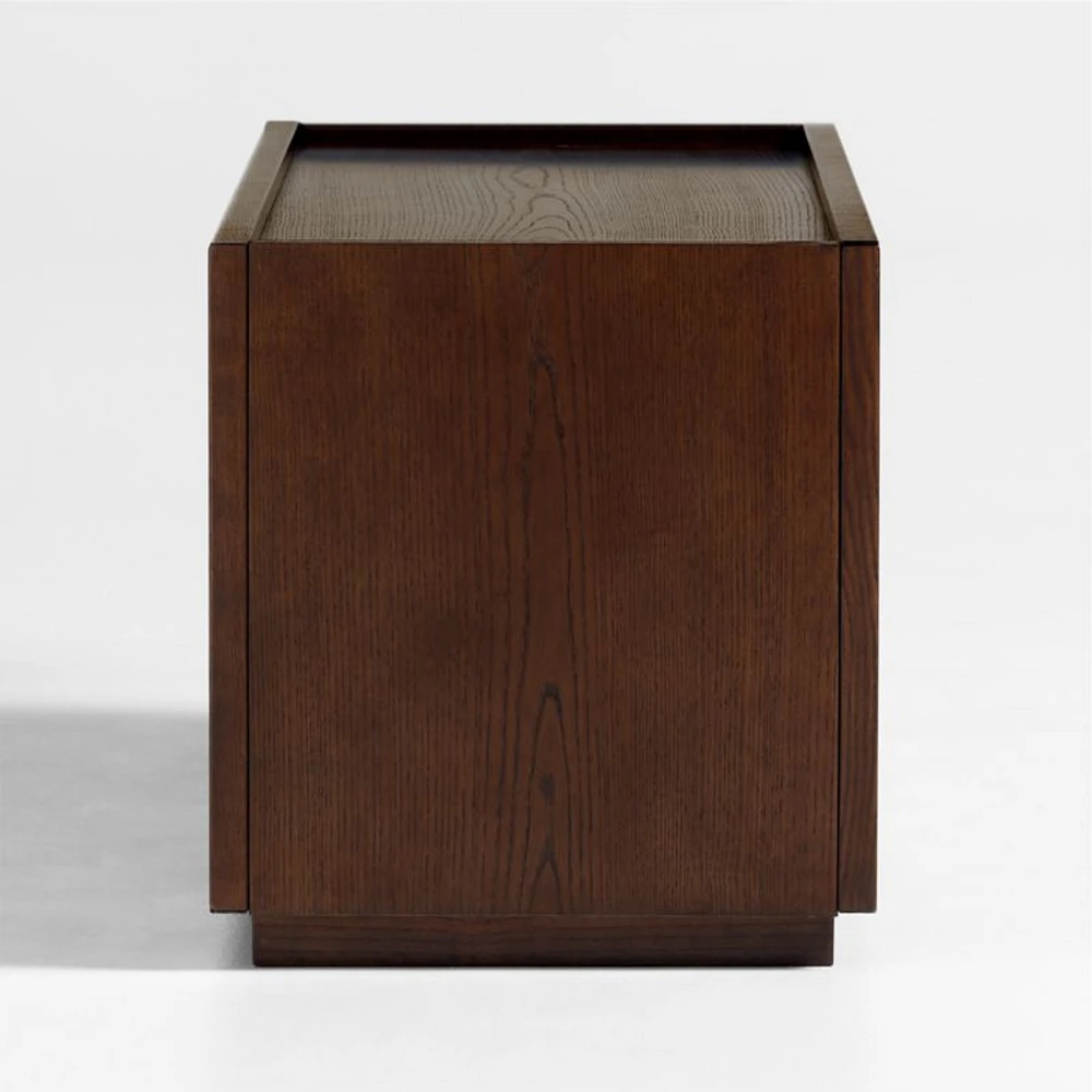 Cade Deep Brown Wood 3-Cube Stackable Bookcase