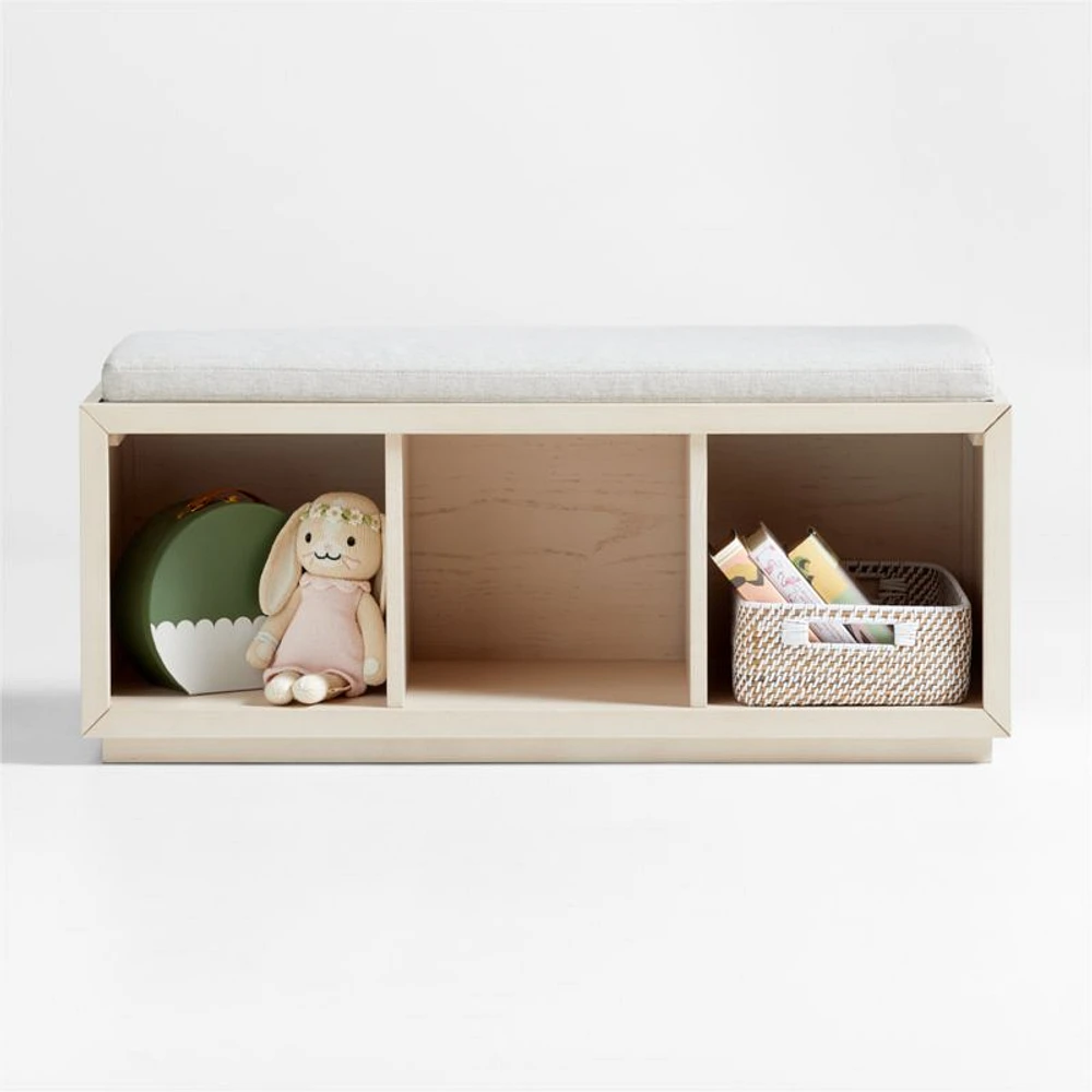 Cade Natural 3-Cube Bookcase Bench Cushion