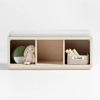 Cade Natural 3-Cube Bookcase Bench Cushion