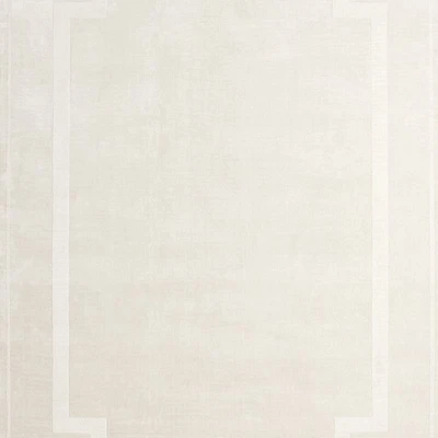 Cadre Viscose Cream Area Rug 6'x9' by Athena Calderone