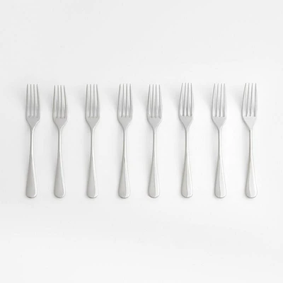 Caesna Mirror Dinner Forks, Set of 8
