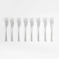 Caesna Mirror Dinner Forks, Set of 8
