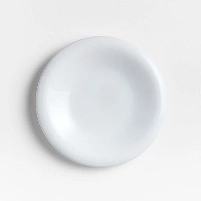 Caesna White Stoneware Salad Plate