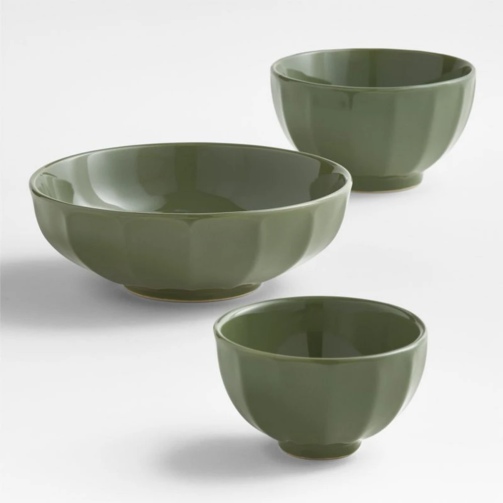 Cafe Olive Green Mini Bowl