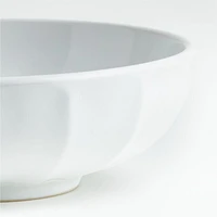 Cafe White Low Bowl