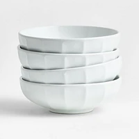 Cafe White Low Bowl