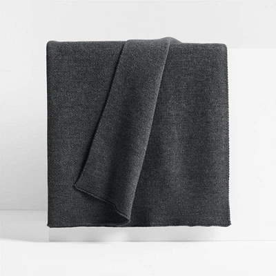 Calda Chantilly 70"x55" Black Throw Blanket