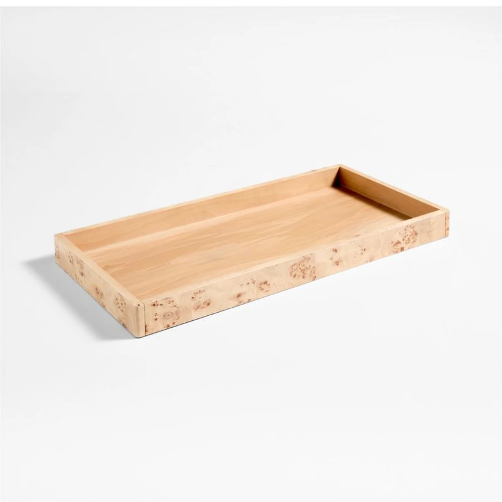 Calli Burlwood Baby Changing Table Topper