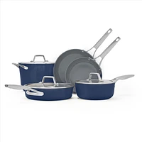 Calphalon ® Ceramic Non-Stick Navy 8-Piece Cookware Set