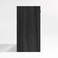 Calypso 72" Rectangular Black Wood Storage Console Table