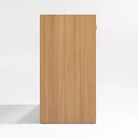 Calypso 72" Rectangular Natural Wood Storage Console Table