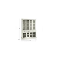 Cameo Vamelie 2-Piece Entertainment Center with Glass Door