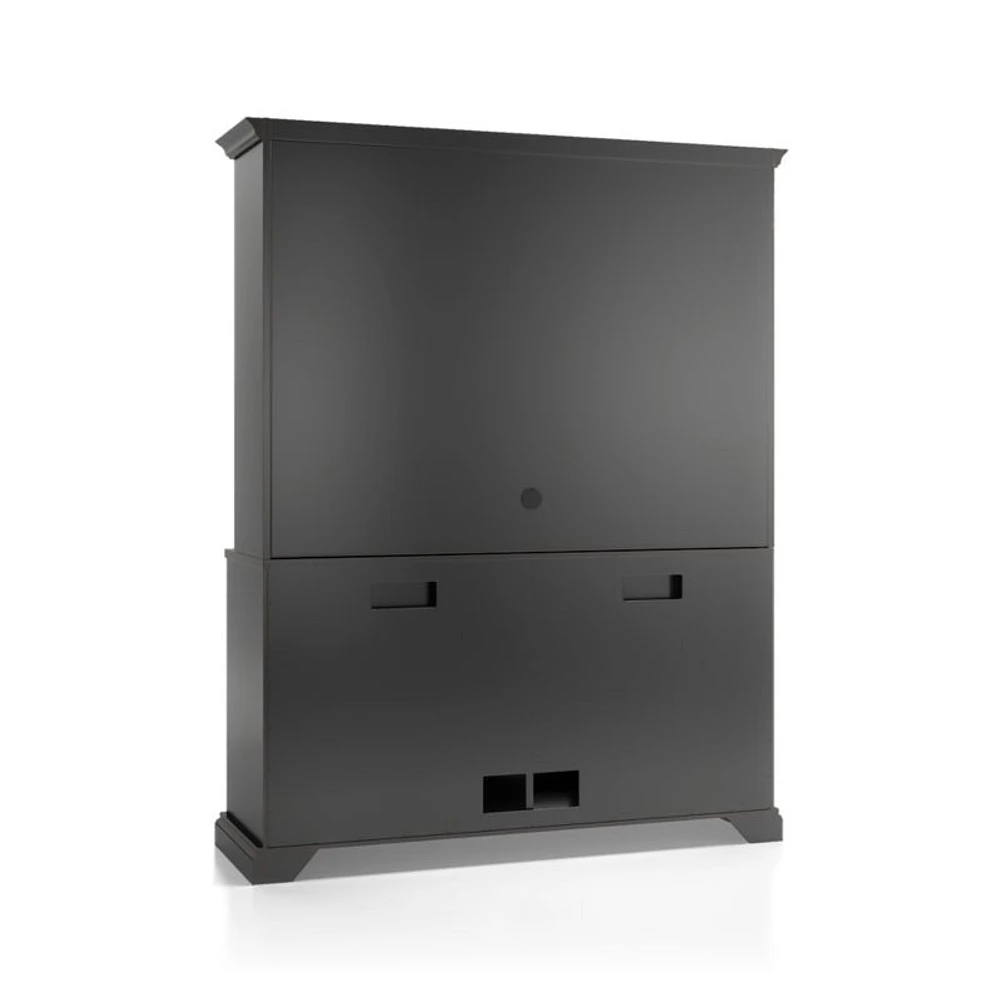 Cameo 2-Piece Bruno Black Entertainment Center