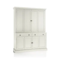 Cameo Vamelie 2-Piece Entertainment Center with Wood Doors