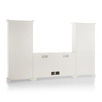Cameo Dama 3-Piece Entertainment Center with Storage Bookcases